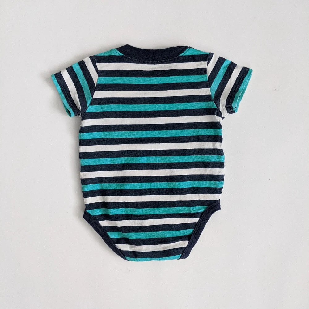 Carter's Striped Short Sleeve Onesie Bodysuit